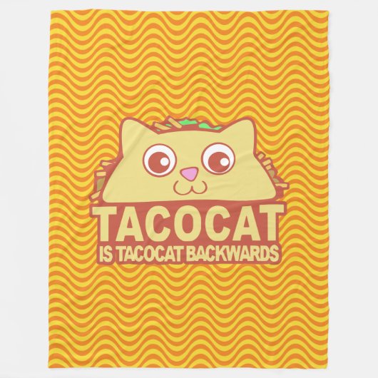 Tacocat Backwards II Epica Fleece Blanket Deken (Voorkant)