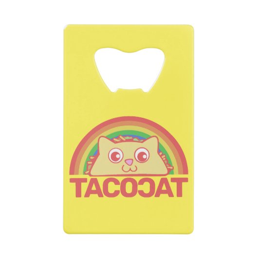 Tacocat Deluxe Kredietkaart Flessenopener (Voorkant)