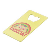 Tacocat Deluxe Kredietkaart Flessenopener (Achterkant Gekanteld)