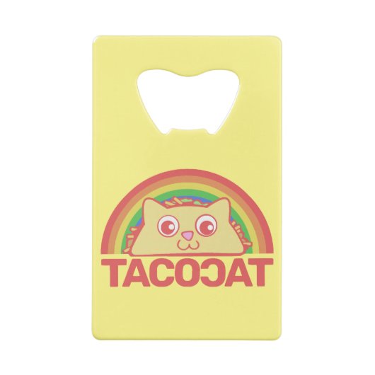 Tacocat Deluxe Kredietkaart Flessenopener (Achterkant)