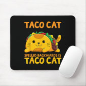 Tacocat gespeld achterwaarts Shirt Taco Cat Cinco  Muismat (Met muis)