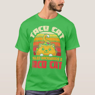 Tacocat Spelde Backwards is tacocat Funny Retro t T-shirt
