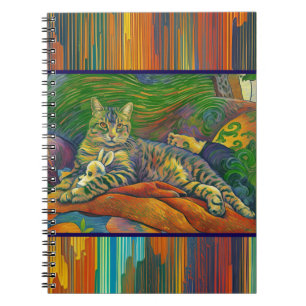 Tacoma Kitty en zijn speelgoed konijn Notitieboek