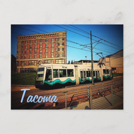 Tacoma Rail Briefkaart (Voorkant)