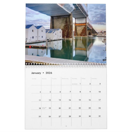 Tacoma, WA. Stadskalender 2013. Kalender (Jan 2026)