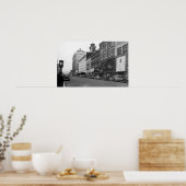 Tacoma, WA Uitzicht Broadway zien North Poster (Keuken)