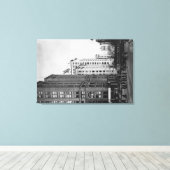 Tacoma, WA - Uitzicht van de binnenste hoofdstrate Canvas Afdruk (Insitu (Houten vloer))