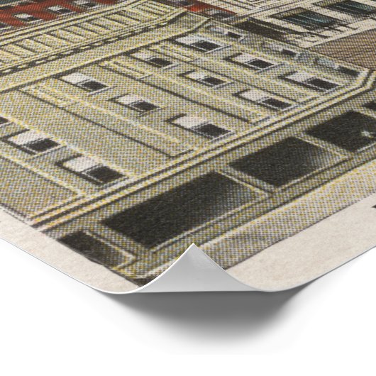 Tacoma, WA - Uitzicht van Hotel Winthrop Poster (Hoek)