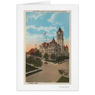 Tacoma, WA - vue de palais de justice du comté de