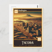 Tacoma, Washington |  Briefkaart (Voorkant / Achterkant)