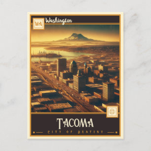 Tacoma, Washington Carte postale Vintage