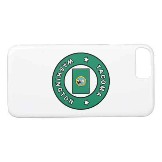 Tacoma Washington Case-Mate iPhone Case (Achterkant (Horizontaal))