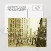 Tacoma Washington Downtown Briefkaart (Voorkant / Achterkant)