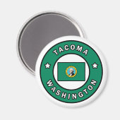 Tacoma Washington Magneet (Voorkant / Achterkant)