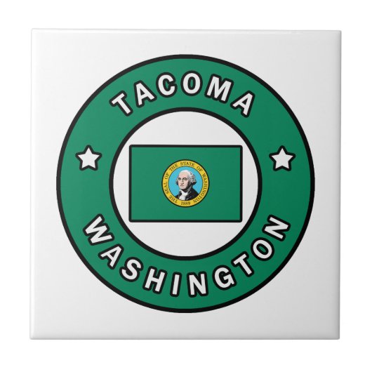 Tacoma Washington Tegeltje (Voorkant)