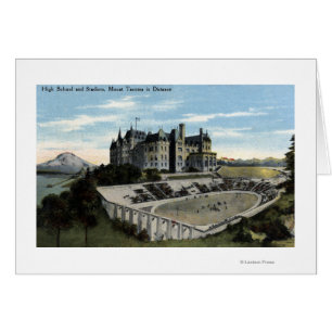 Tacoma, Washington - Uitzicht van de middelbare sc