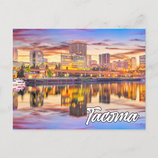 Tacoma, Washington, VS Briefkaart (Voorkant)