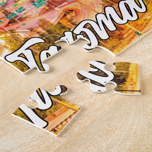 Tacoma, Washington, VS Legpuzzel (Zijkant)