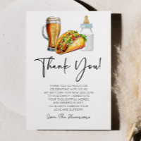Tacos brouwt en luiers ook! Baby Shower