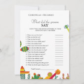 Tacos Bruid & bruidegom trivia vrijgezellenfeest s Aankondiging (Voorkant)