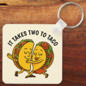 Taco's dansen sleutelhanger (Achterkant)