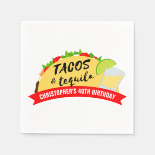 Taco's en de Partij van de Verjaardag Tequila Servet