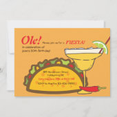 Tacos en Margaritas Uitnodiging (Voorkant)