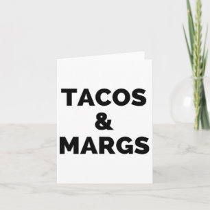 Tacos en Margs Grappig Cinco de Mayo Tacos en Marg Kaart
