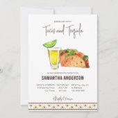 Taco's en tequila feest bruidsuitnodiging kaart (Voorkant)