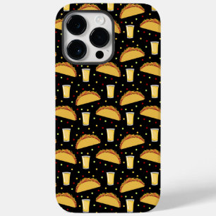 Tacos en Tequila Shots Pattern Case-Mate iPhone 14 Pro Max Hoesje