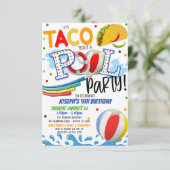 Tacos et Pool Party Invitation (Debout devant)