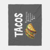 TACOS Gebed Fleece Deken (Voorkant)