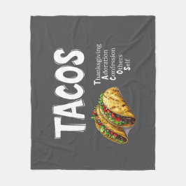 TACOS Gebed Fleece Deken