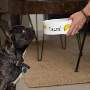 Taco's Grappige Humor Hond Huisdier Voerbakje