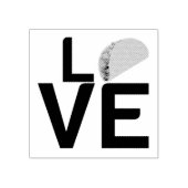 TACOS LOVE 	RUBBERSTEMPEL (Afrduk)