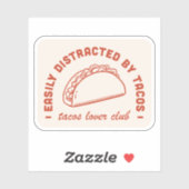 Taco's lover club sticker (Vel)