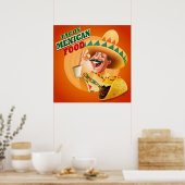 Tacos Mexican Food Poster (Keuken)