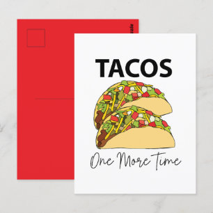 Taco's nog een keer Mexicaanse eten Taco Briefkaart