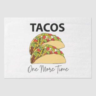 Taco's nog een keer Mexicaanse eten Taco Tissuepapier