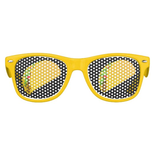 TACOS NOVELTY FUNNY Party Lunettes de soleil (Devant)