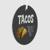 TACOS Prayer Acryl Ornament (voorkant)