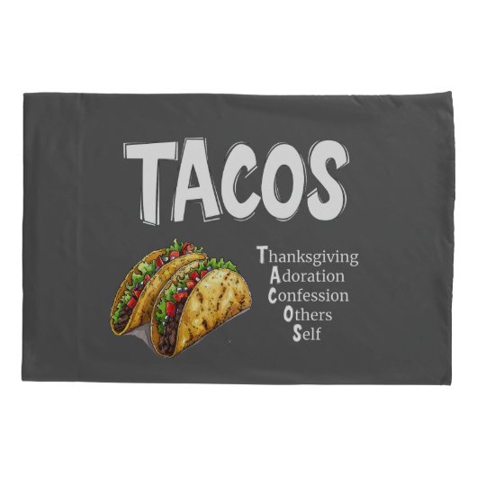 TACOS Prayer Kussensloop (Achterkant)