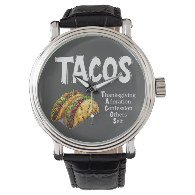 TACOS Prayer Watch Horloge (Voorkant)