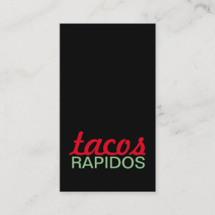 tacos rapidos ponskaart klantenkaartje