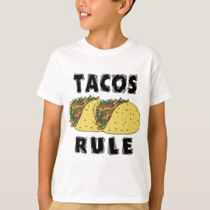 Tacos Rule Kinder T-Shirt