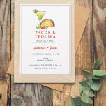 Taco's & Tequila couples douche Invitation<br><div class="desc">Amusants Margarita peinte à la main et les couples de taco invitation douche. Customisez en cliquant sur les cases "Modifier ce modèle de conception" à droite de l'élément,  ou cliquez sur le bouton bleu "Customiser" pour arranger le texte,  modifier les polices et les couleurs</div>