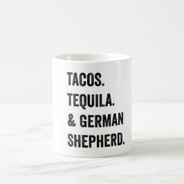 Tacos Tequila en German Shepherd Koffiemok