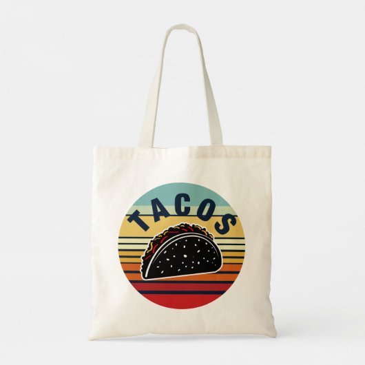 Tacos Tote Bag (Achterkant)