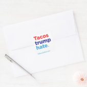 Tacos Trump Hate : autocollant Hillary 2016 (Enveloppe)