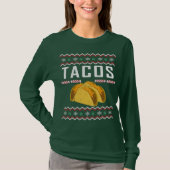 Tacos Ugly KerstSweater T-shirt (Voorkant)